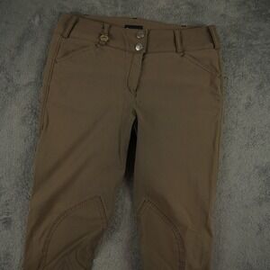 Pikeur Riding Breeches Women 29 Brown Equestrian Pants Made In Germany
